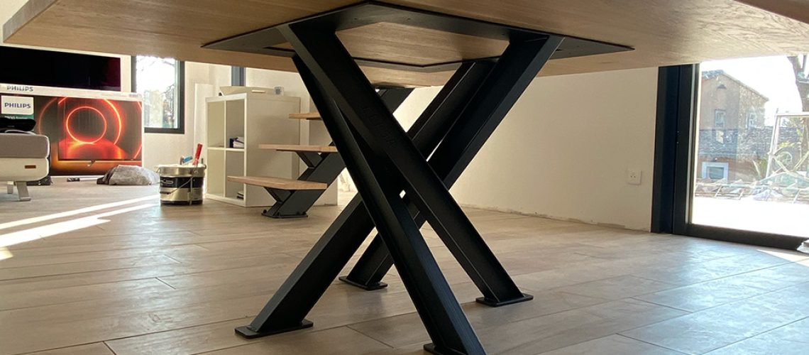 Table intérieure sur -mesure dans la Drôme